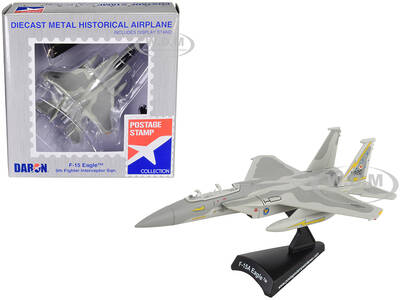 McDonnell Douglas F-15 Eagle Fighter Aircraft 5th Fighter Interceptor Squadron United States Air Force 1/150 Diecast Model Ai...