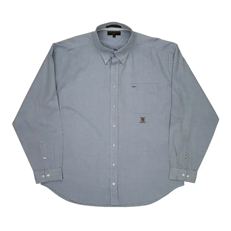 Tommy Hilfiger Golf Shirt - 2XL Blue Cotton