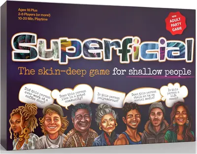 Inspiration Play Superficial Adult Party Game - The Skin-Deep Game for The Shallow People