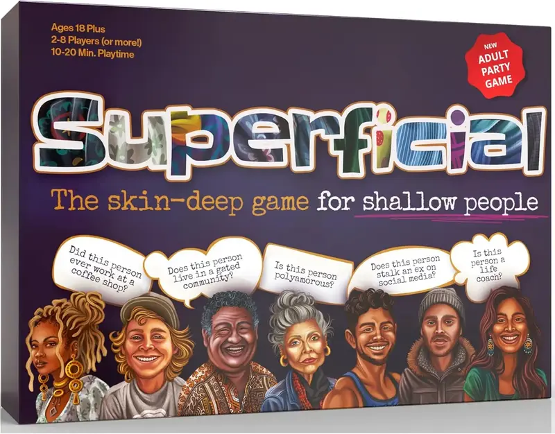 Inspiration Play Superficial Adult Party Game - The Skin-Deep Game for The Shallow People