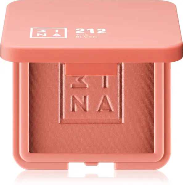 3INA Blush compact color 212 coral 7.5 g