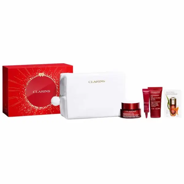 Clarins Crema Giorno Super Rigenerante Tutti i Tipi di Pelle 50ml Set 5 Pezzi
