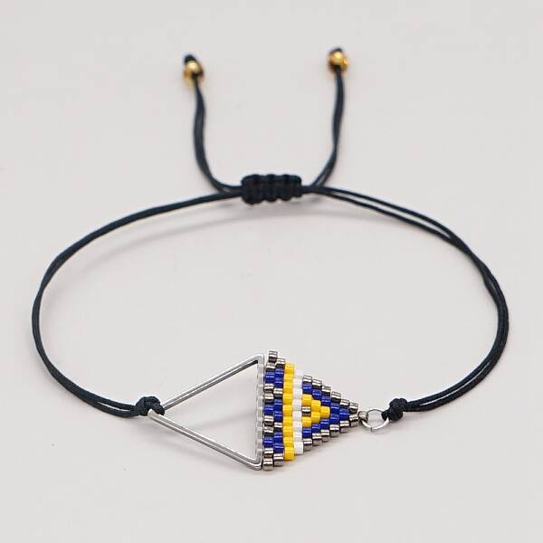 Rhombus Loom Pattern MIYUKI Seed Beads Bracelets for Women