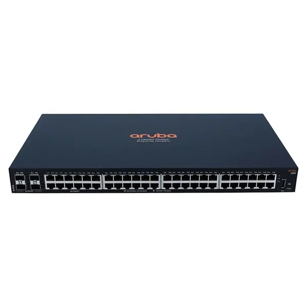 HP JL676-61001 | Aruba CX 6100 Series 6100 48G 4SFP+ 48 x 1000Base-T RJ-45 and 4 x 10GbE SFP+ Ports Layer 3 Managed Gigabit E...