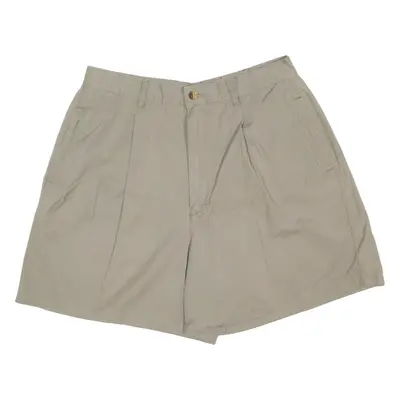 GLORIA VANDERBILT Chino Shorts Green Loose Womens M W30