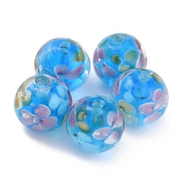 Round Lampwork Beads