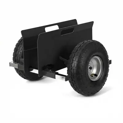 Garvee 600 lbs Heavy Duty Adjustable Panel Dolly Cart – All-Terrain Hand Truck with 10 Inflatable Rubber Wheels – Moves ...