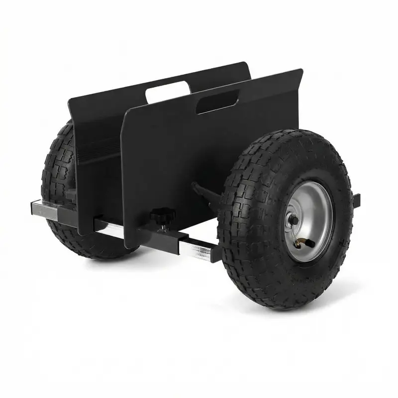 Garvee 600 lbs Heavy Duty Adjustable Panel Dolly Cart – All-Terrain Hand Truck with 10 Inflatable Rubber Wheels – Moves ...
