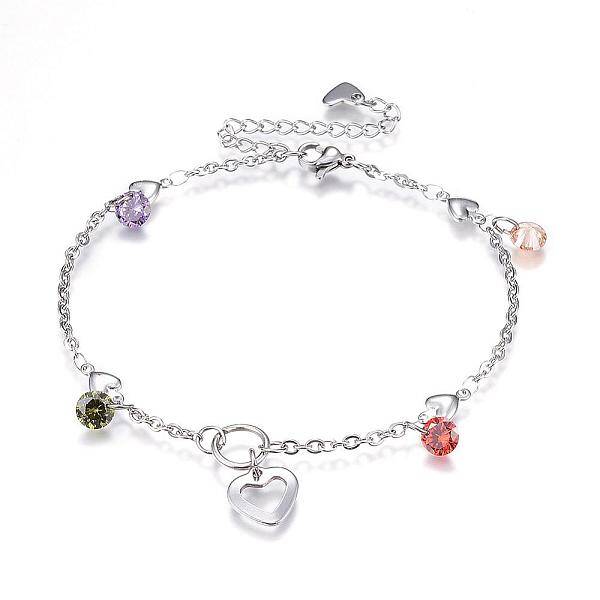 304 Stainless Steel Charm Bracelets
