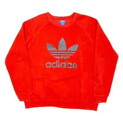 ADIDAS Mens Sweatshirt Red XL