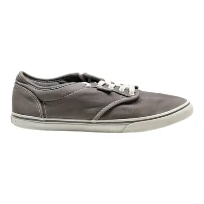 VANS Low Top Trainers Grey Canvas Womens UK 4.5