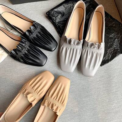 CHIKO Kaneisha Square Toe Block Heels Loafers Shoes