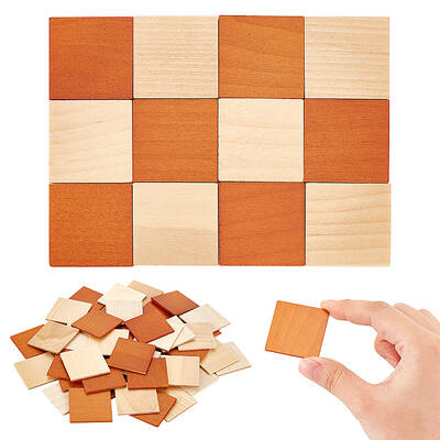 48Pcs Mini Wood Floor