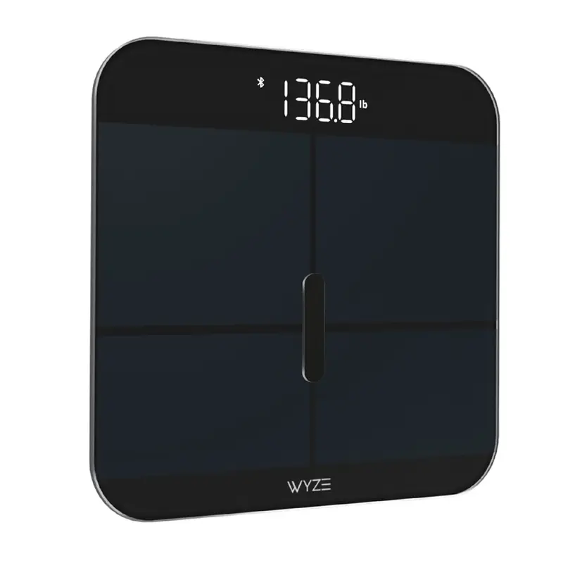 Wyze Scale X — Bluetooth Smart Weight Scale w/ ITO Glass for Body Composition Measurements (Weight Loss, BMI, Fat, Water, M...