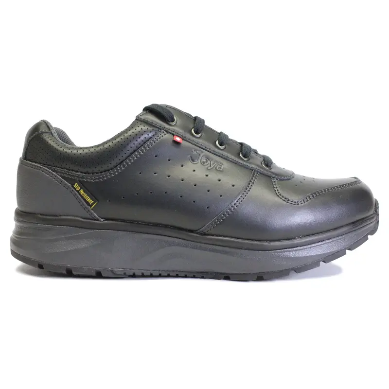 Joya Dynamo III SR Leather Men's Lace Up Shoes - Black - Size:US 9 Men