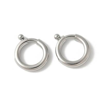 316 Surgical Stainless Steel Spring Gate Rings
