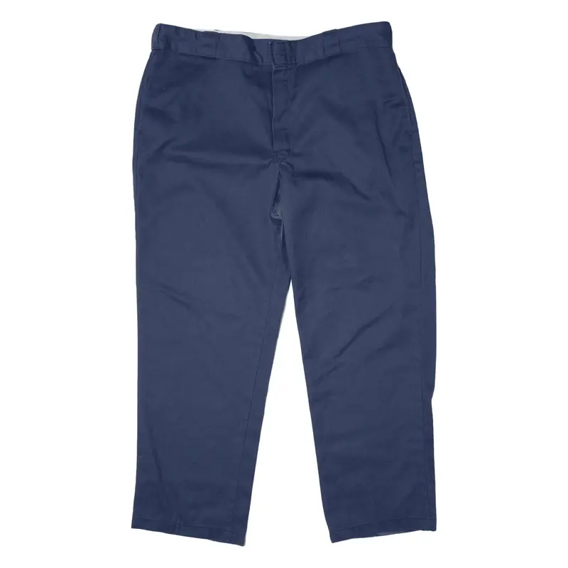 DICKIES Workwear 874 Trousers Blue Regular Straight Mens W38 L29
