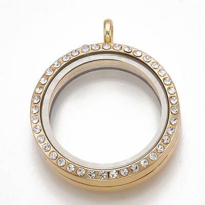 Alloy Magnetic Locket Pendants
