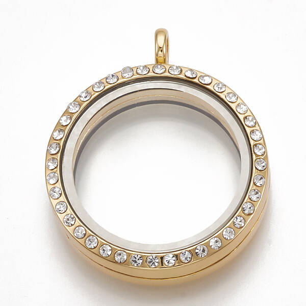 Alloy Magnetic Locket Pendants