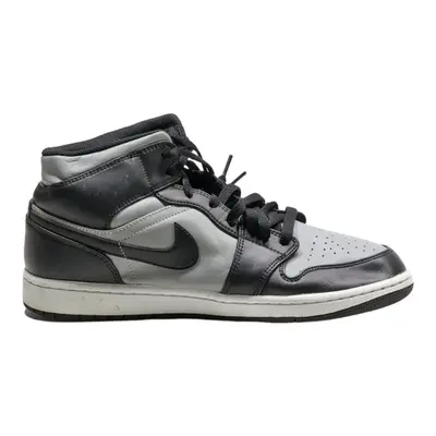AIR JORDAN High Top Trainers Grey Leather Mens UK 9.5
