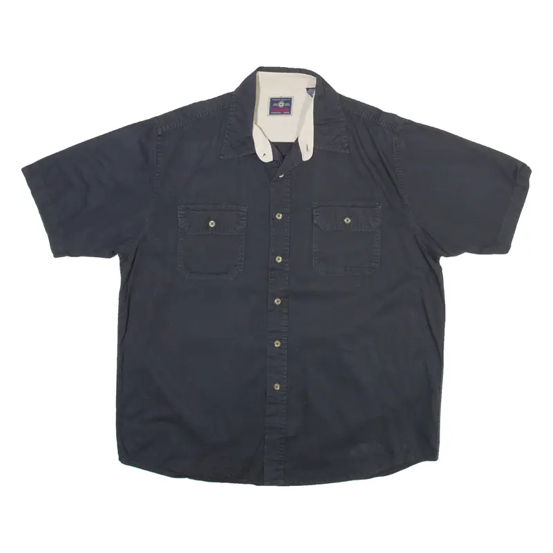 WRANGLER Mens Plain Shirt Black L