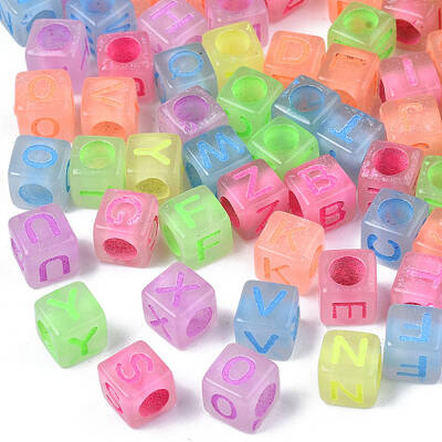 Luminous Transparent Acrylic Beads