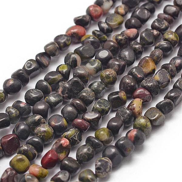 Natural Plum Blossom Jasper Beads Strands