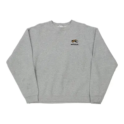 Missouri Tigers Fruit Of The Loom College Sweatshirt - XL Grey Cotton