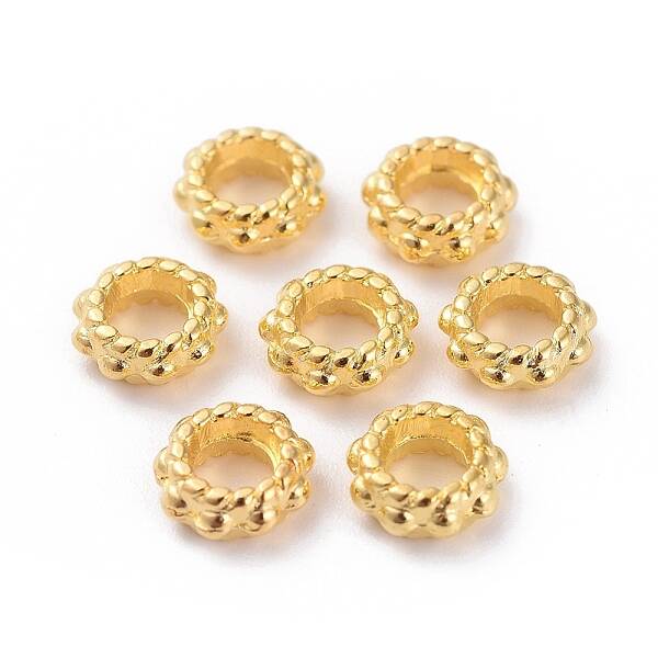 Tibetan Style Alloy Spacer Beads