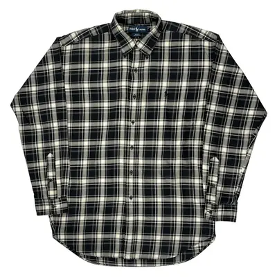 Ralph Lauren Shirt - Medium Black & White Cotton