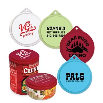 350 Customized Fresh'n Sealed Can Food Lid - Dual Size