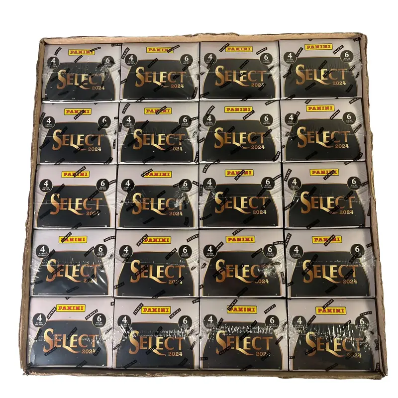 Panini 10x 2024 Select Blaster PYT Zebra Hunting Sports Trading Card Box Guaranteed Collectible Trading Cards