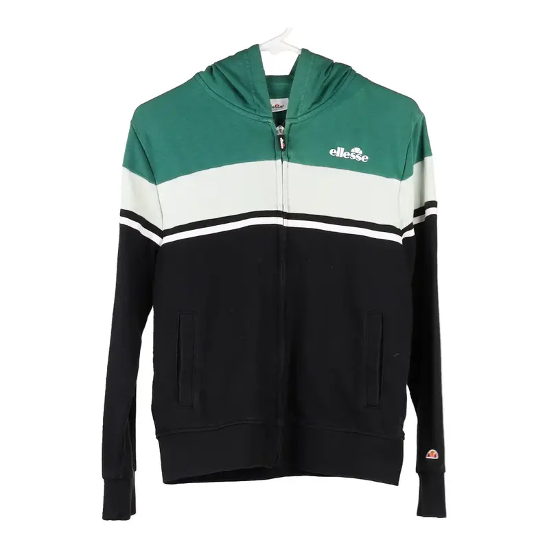 Age 12 Ellesse Hoodie - Medium Block Colour Cotton Blend