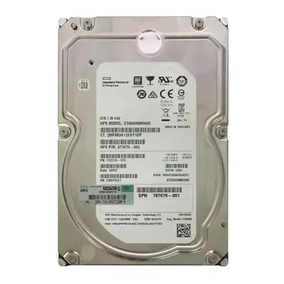 871679-002 HP 6TB 12Gb/s SAS 7200 3.5-Inch Hard Drive