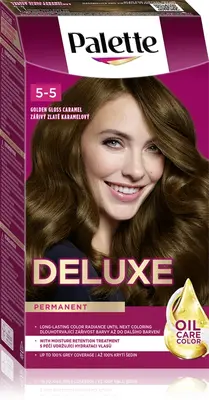 Schwarzkopf Palette Deluxe Permanent Hair Dye Color 5-5 555 Golden Gloss Caramel