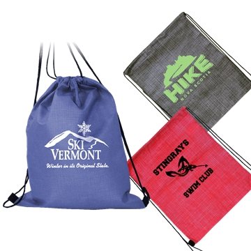 100 Customized Criss Cross NW Drawstring Backpack - Water ...
