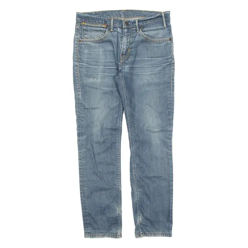 LEVI'S Womens Jeans Blue Slim Tapered Stone Wash W32 L30