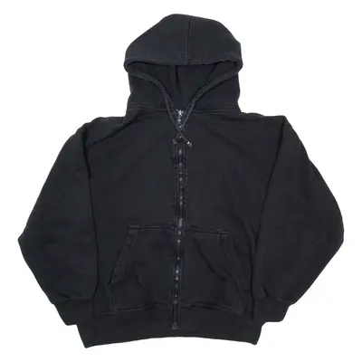 SAN MARINO Mens Black Hoodie Full Zip S
