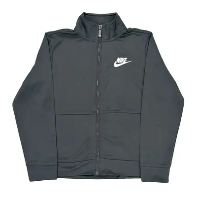 Age 6-7 Nike Zip Up - Large Grey Polyester