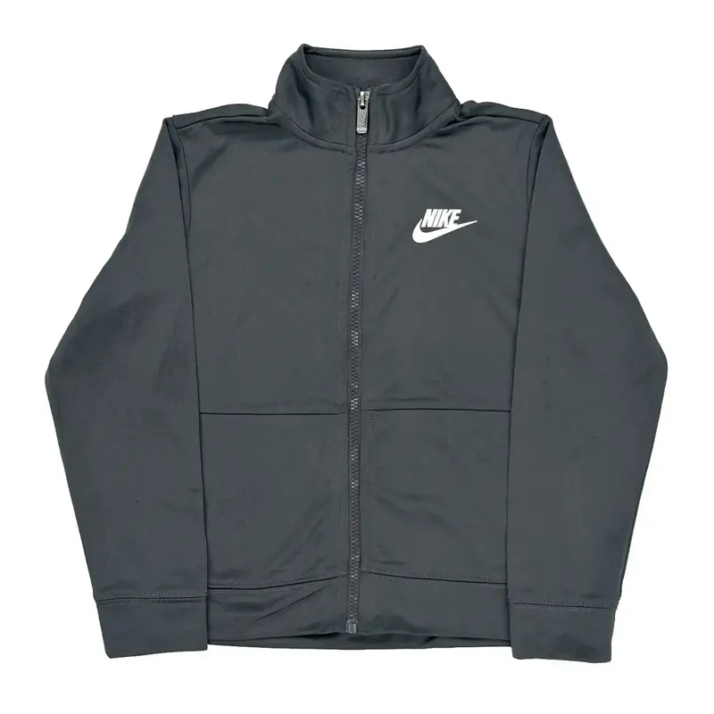 Age 6-7 Nike Zip Up - Large Grey Polyester