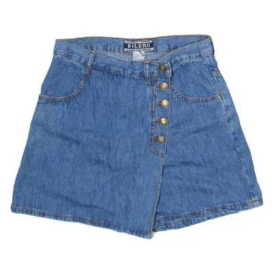 BOLERO Womens Casual Shorts Blue M W28