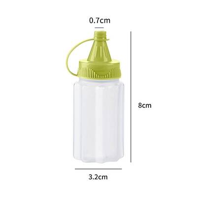 Multi Purpose Plastic Squeeze Dispensing Bottles with Caps