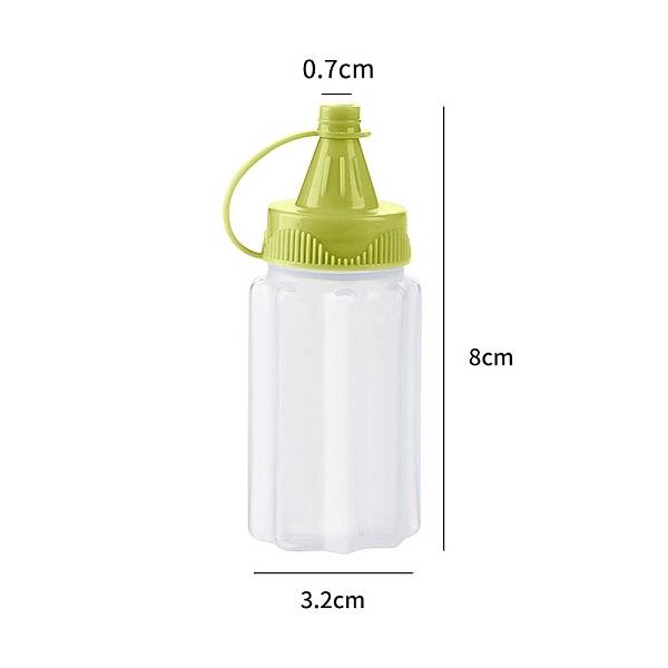 Multi Purpose Plastic Squeeze Dispensing Bottles with Caps