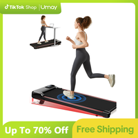 UMAY Fitness Under Desk Treadmill, High Definition Big Screen Walking Pad for Home Small, 2.5 HP Quiet Brushless, 265 LBS Cap...