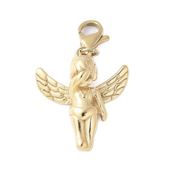 304 Stainless Steel Angel Pendant Decoration