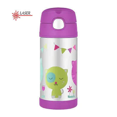 Thermos Thermos Funtainer Baby Con Cannuccia - Gatto 355 Ml