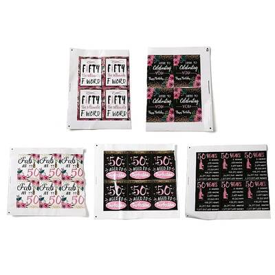 Coated Paper Adhesive Sticker