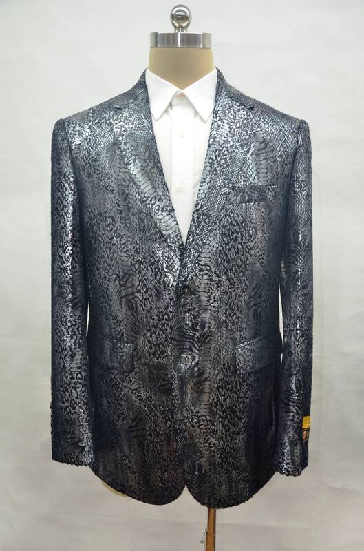 Mens Alligator Leather Jacket - Gator Jacket - Black