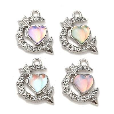 Platinum Alloy Glass Pendants