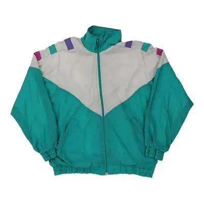 1980s Blairs Boutique Jacket - Medium Block Colour Nylon